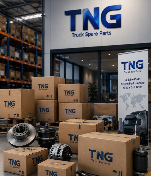 TNG Truck Spare Parts export warehouse with heavy duty truck spare parts